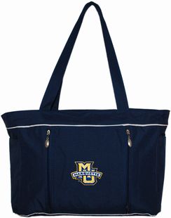 Marquette Golden Eagles Baby Diaper Bag with Changing Pad