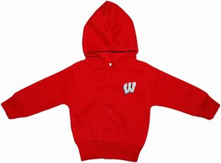 Wisconsin Badgers Snap Hooded Jacket