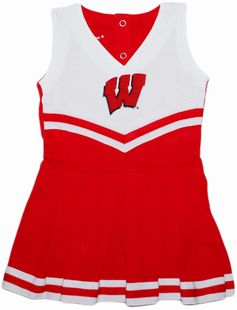 Authentic Wisconsin Badgers Cheerleader Bodysuit Dress