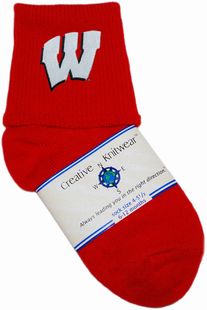 Wisconsin Badgers Anklet Socks