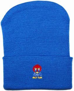 Kansas Jayhawks Baby Jay Newborn Baby Knit Cap