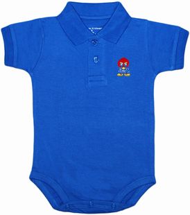 Kansas Jayhawks Baby Jay Polo Bodysuit