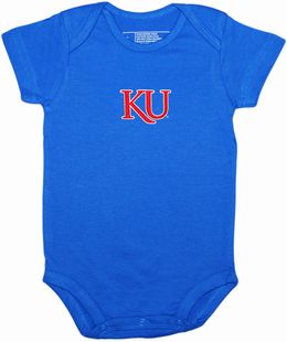 Kansas Jayhawks KU Newborn Infant Bodysuit