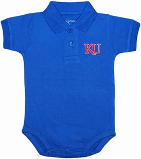 Kansas Jayhawks KU Polo Bodysuit