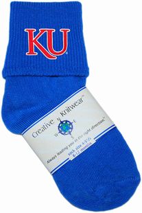 Kansas Jayhawks KU Anklet Socks