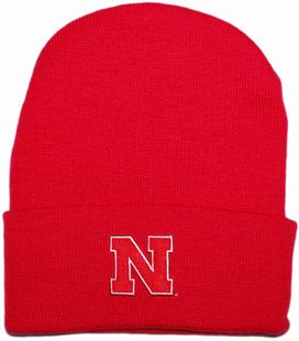 Nebraska Cornhuskers Block N Newborn Baby Knit Cap