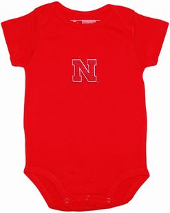 Nebraska Cornhuskers Block N Newborn Infant Bodysuit