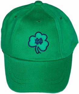 Authentic Notre Dame ND Shamrock Baseball Cap