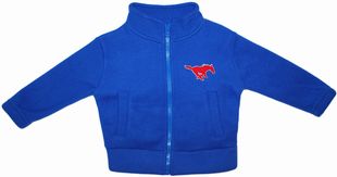 Official SMU Mustangs Polar Fleece Zipper Jacket